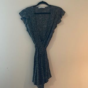 Zara Polka Dot Wrap Dress